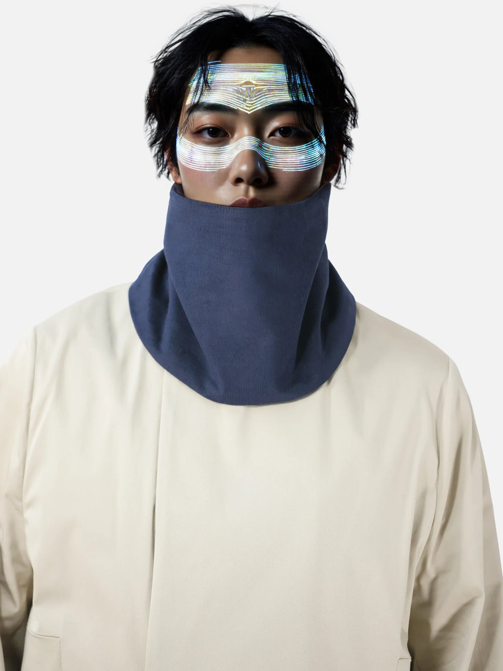 Tour de cou Tama - Navy Velvet