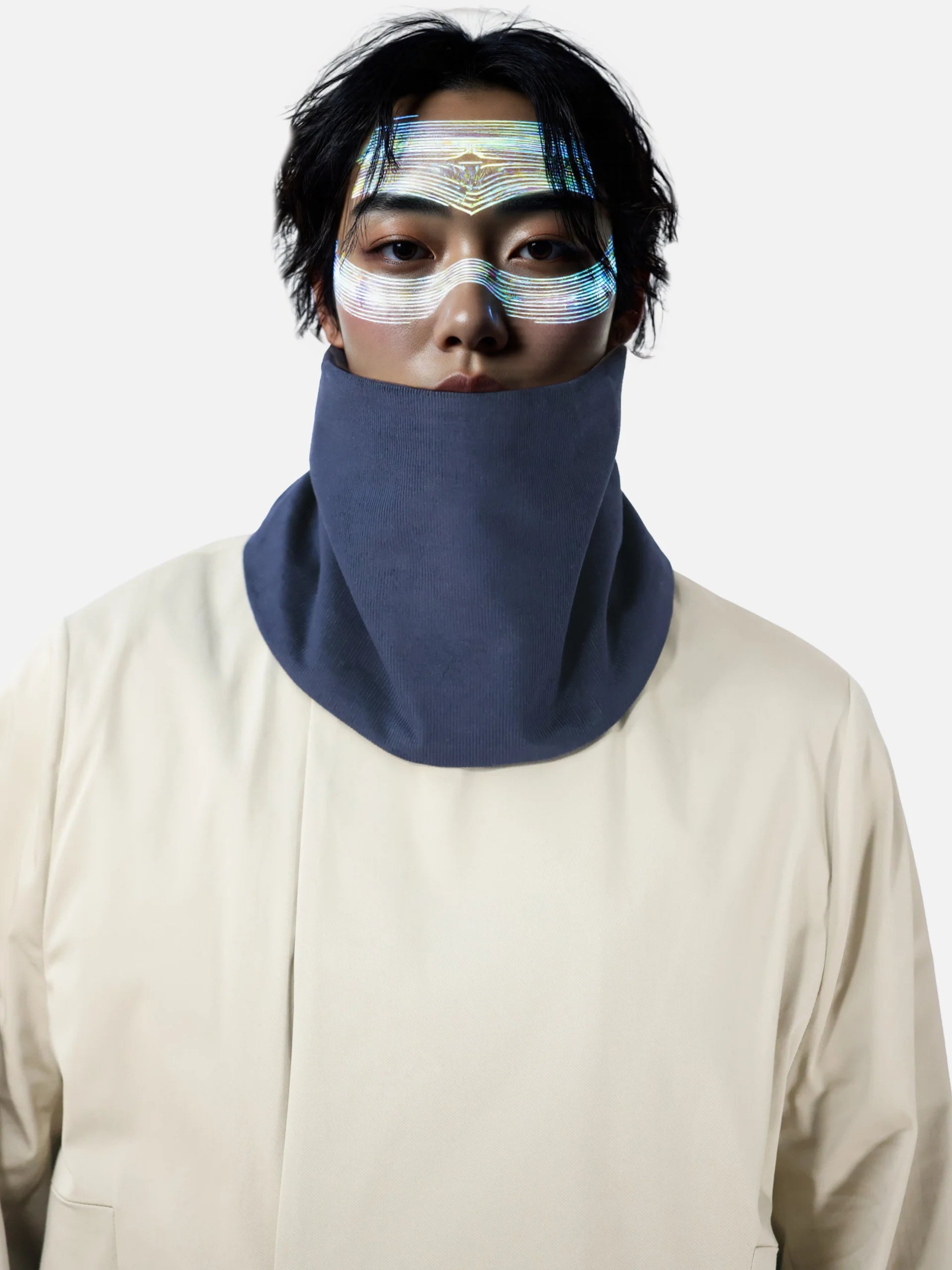 Tour de cou Tama - Navy Velvet