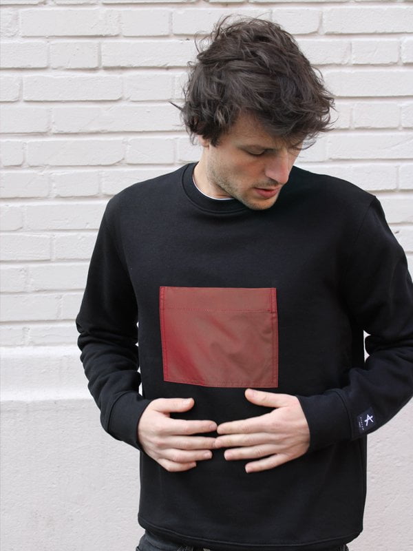 Sweatshirt Jiba - Black Iridescent