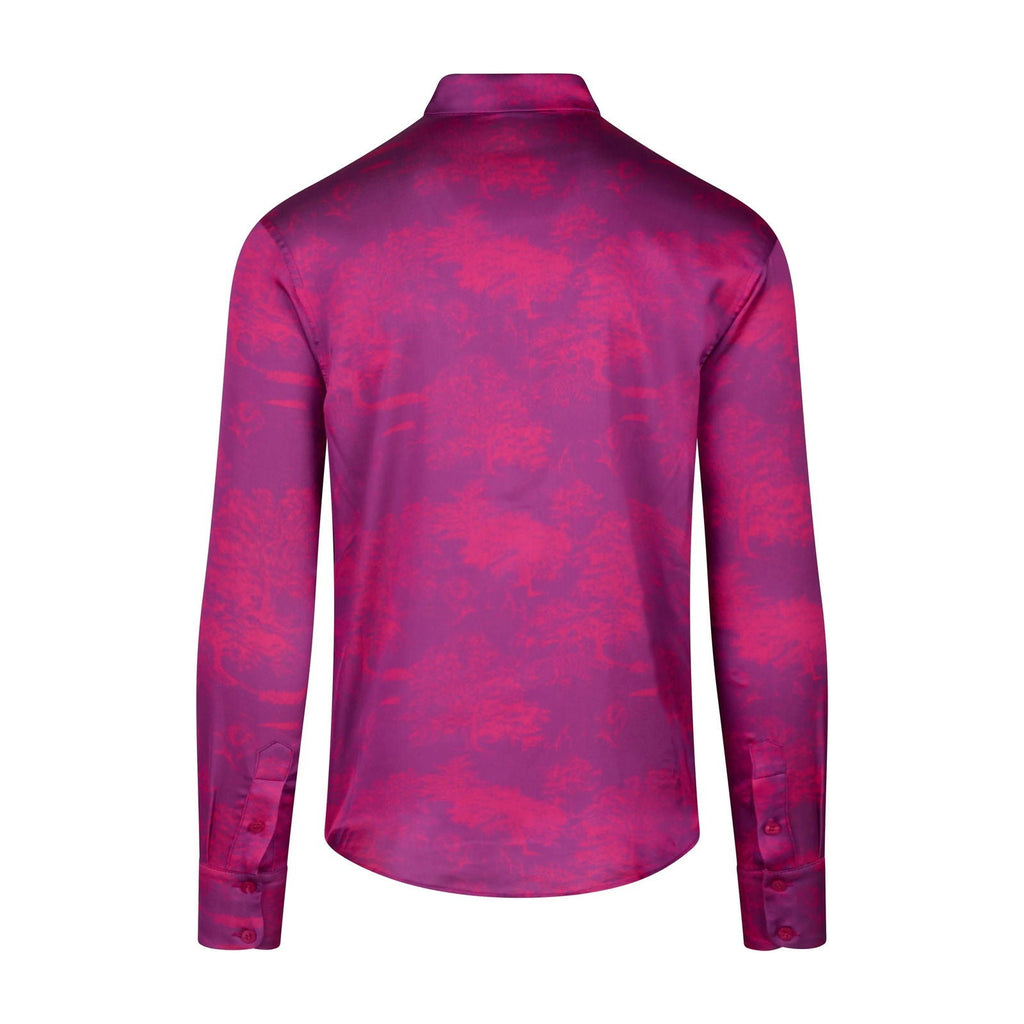 Silk Shirt with Savanna Print - Made in France